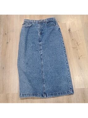 Polo Jeans Co. vintage Denim maxi Skirt Blue Medium Wash